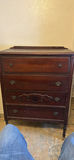 Antique dark wood bedroom furniture set - thumbnail 7 of 10