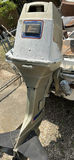 Aluminum fishing boat on trailer with outboard motor - thumbnail 7 of 9