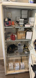 White upright refrigerator with assorted stored items - thumbnail 4 of 4