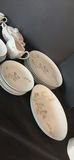 Porcelain dinnerware set with pink floral bamboo motif - thumbnail 8 of 9