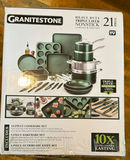 GraniteStone 21-Piece Heavy-Duty Triple-Layer Nonstick Cookware Set - thumbnail 4 of 5