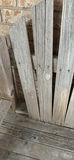 Rustic wooden chair with four-photo collage frame - thumbnail 3 of 5