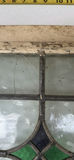 Three stained glass window panels with geometric designs - thumbnail 7 of 7
