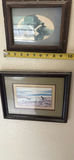 Vintage Mantel Clock with Nautical and Landscape Art - thumbnail 18 of 25