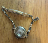 Vintage silver-toned ladies' wristwatch with bracelet - thumbnail 4 of 4