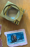 Vintage US stamps and brass magnifier - thumbnail 4 of 4