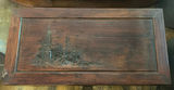 Antique wooden cabinet with carved front panel - thumbnail 1 of 6