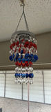 Queen-size heated blanket boxes and a beaded crystal chandelier - thumbnail 7 of 8