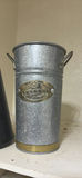 Assorted vintage metal kitchen containers, thermoses, and an oil lamp - thumbnail 4 of 9