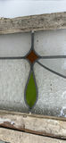 Three stained glass window panels with geometric designs - thumbnail 5 of 7