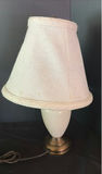 Fabric-shade table lamp and copper hurricane lantern - thumbnail 5 of 5