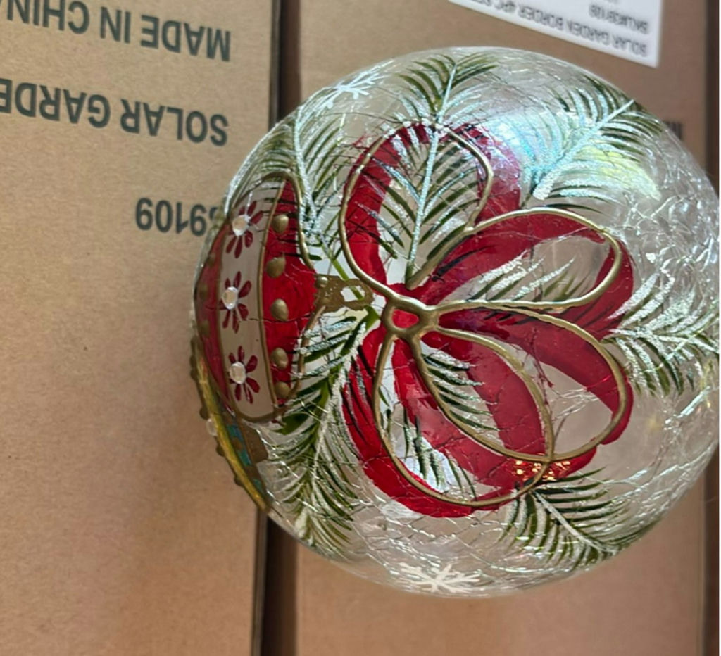 Solar Garden Border 4-Piece Set, Solar Rope Lights, and Christmas Ornament - image 2 of 5