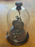 Antique pocket watch under glass dome - thumbnail 1 of 3