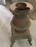 Antique cast-iron pot-bellied stove - thumbnail 5 of 5
