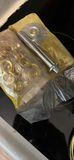 Assorted hardware items including brass hooks and carabiner - thumbnail 4 of 5