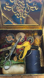 Vintage decorative sewing box with sewing supplies - thumbnail 4 of 4