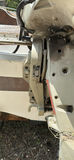 Aluminum fishing boat on trailer with outboard motor - thumbnail 8 of 9
