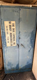 Blue metal cabinet with gas cylinder, helmet and assorted workshop items - thumbnail 1 of 6