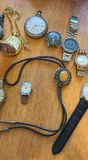 Assorted wristwatches, pocket watches, and jewelry - thumbnail 6 of 9