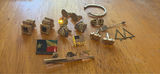 Assorted cufflinks, pins, tie accessories, and bracelet - thumbnail 2 of 5