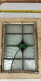 Three stained glass window panels with geometric designs - thumbnail 2 of 7