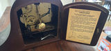 Vintage Mantel Clock with Nautical and Landscape Art - thumbnail 5 of 25