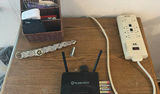Vintage home entertainment system with VCR, DVD/CD changer, and accessories - thumbnail 2 of 9