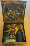 Vintage decorative sewing box with sewing supplies - thumbnail 3 of 4