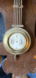 Antique carved wooden pendulum wall clock - thumbnail 3 of 5