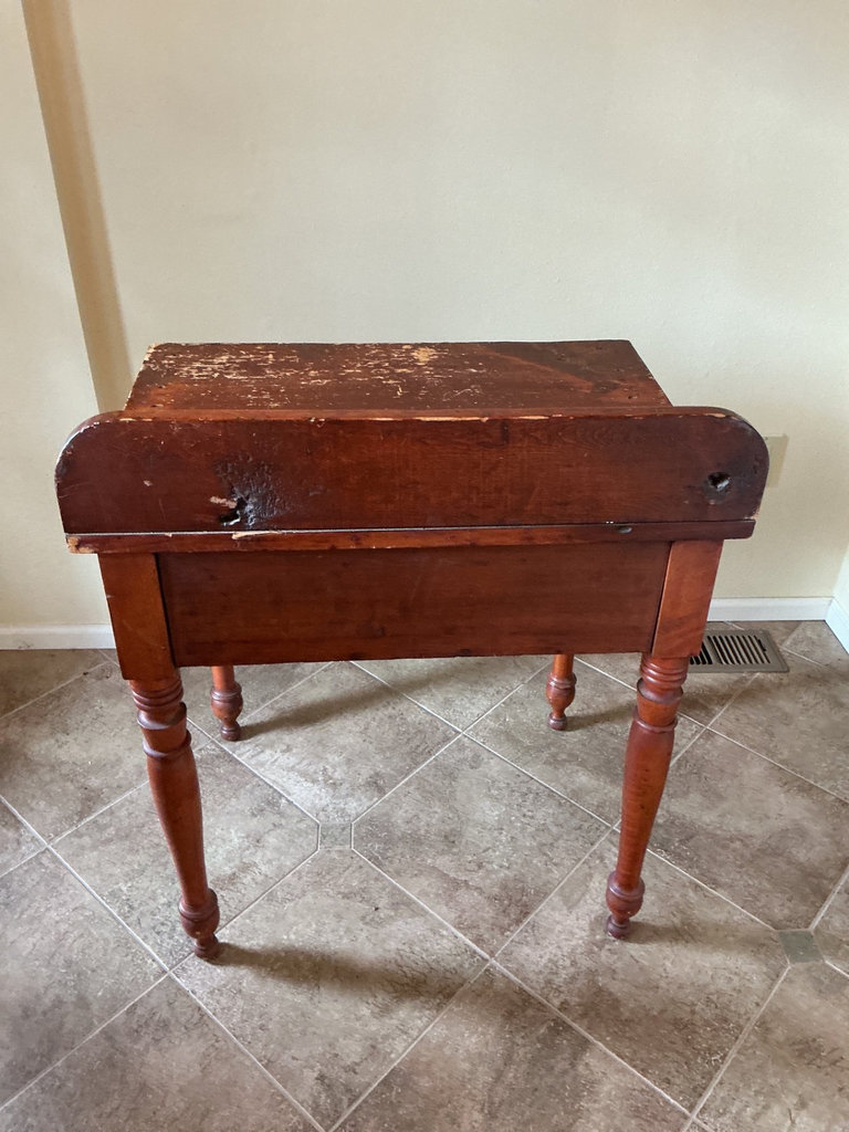 Antique cherry wood child’s desk from the 1800’s. - image 4 of 4