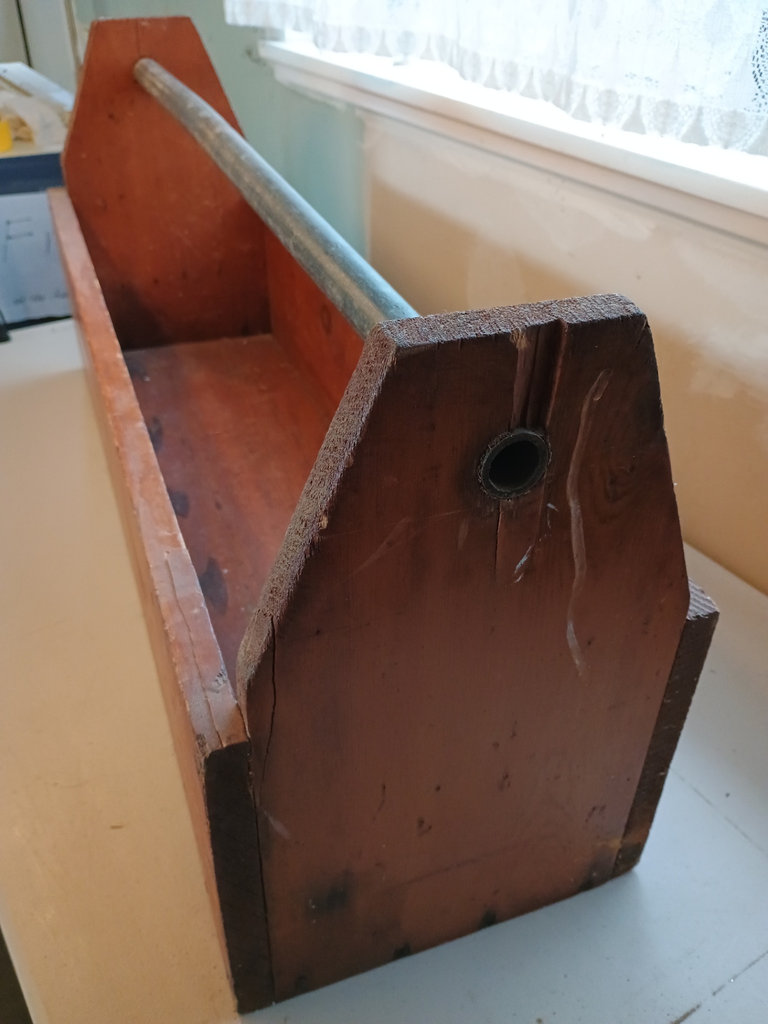 Vintage Wooden toolbox  - image 2 of 4