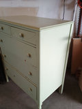 Mint Green Vintage Five Drawer Dresser - thumbnail 2 of 5