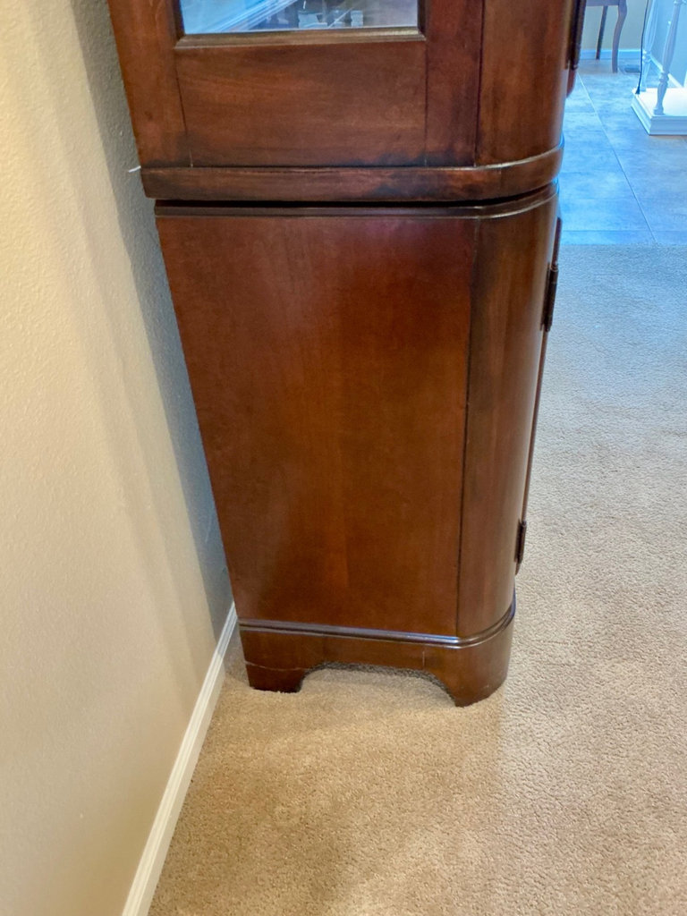 Dark Wood Lighted China Cabinet - image 8 of 8