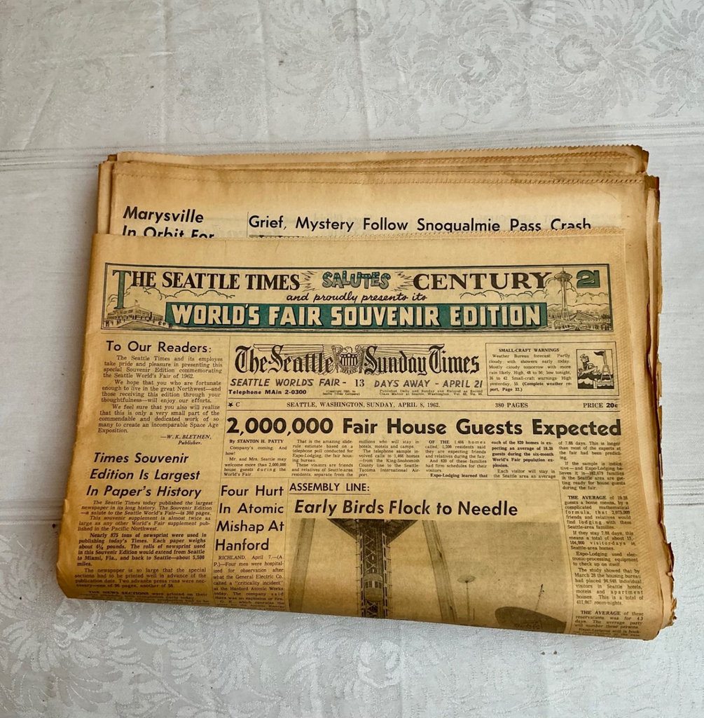 Seattle World's Fair Souvenir Newspapers - image 4 of 10