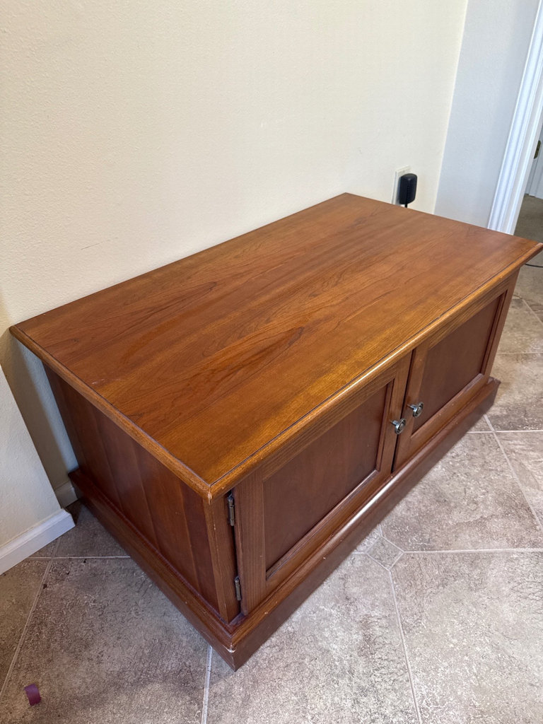 Wooden two-door cabinet.  - image 3 of 3