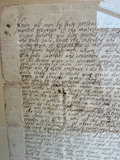 A framed Deed of Land from 1719 - thumbnail 6 of 7