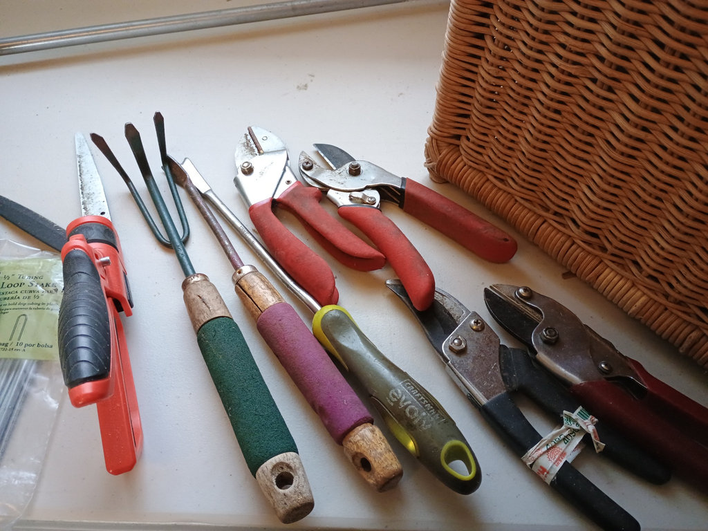 Assorted garden tools and supplies - image 3 of 8