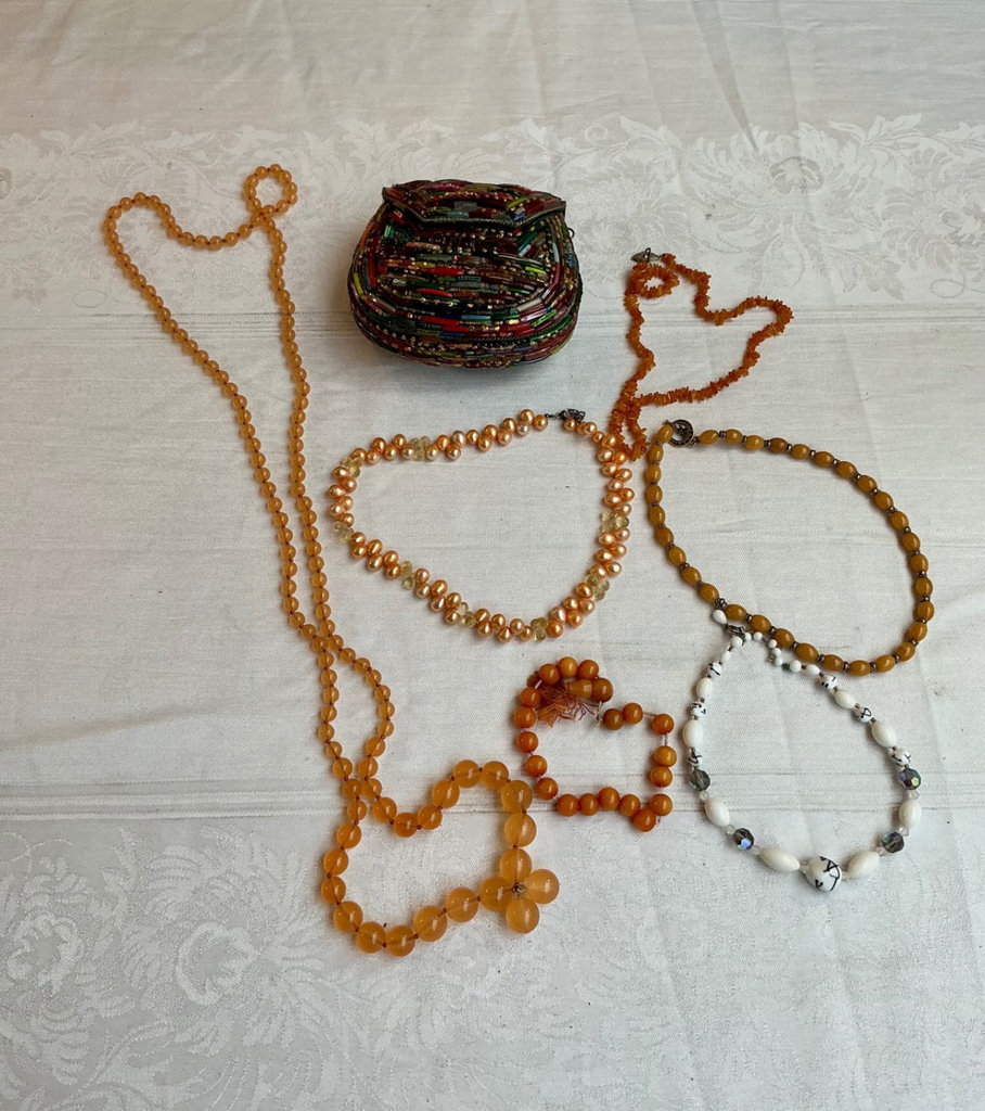 Assorted Beaded Jewelry and Bag - image 1 of 9