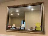 Gold & Olive wood framed wall mirror - thumbnail 3 of 3