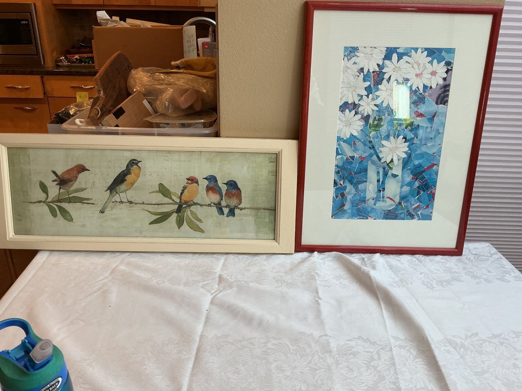 Two Framed Nature Wall Art - image 1 of 5