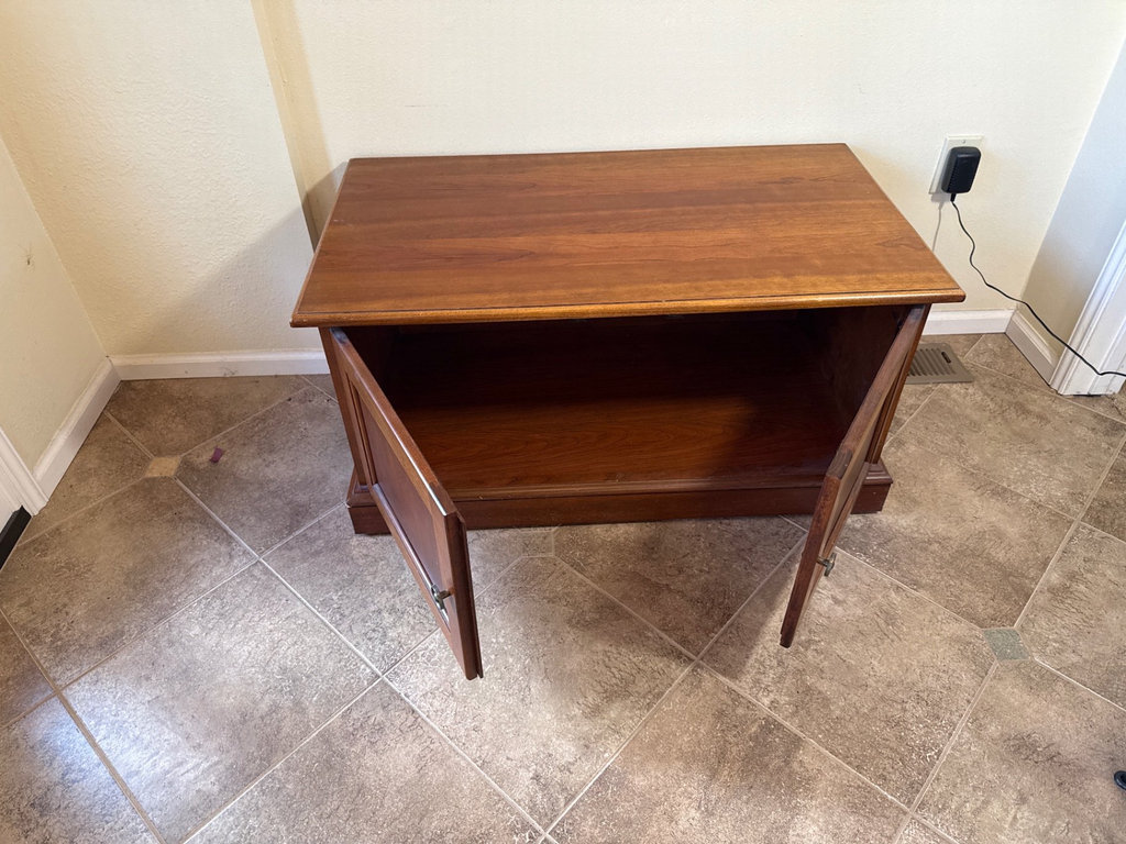Wooden two-door cabinet.  - image 2 of 3