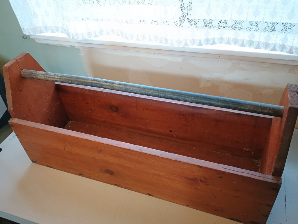 Vintage Wooden toolbox  - image 1 of 4