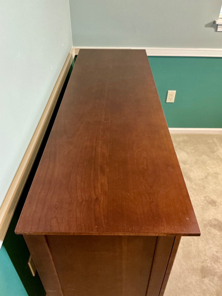 Broyhill Signature Series nine-drawer wooden dresser - image 3 of 4