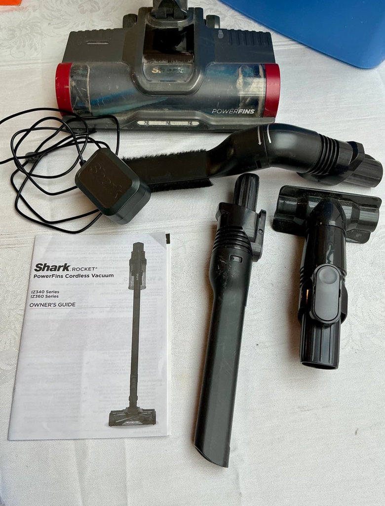 Cordless vacuum with attachments and cleaning tools - image 3 of 5