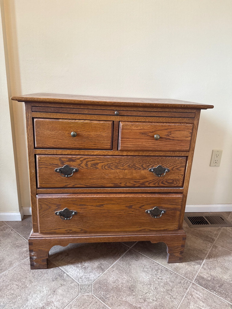 Drexel Oak chest multiple drawers - image 1 of 5