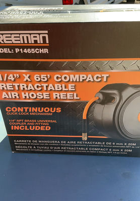 Compact Retractable Air Hose Reel In Box - Image 1 of 3