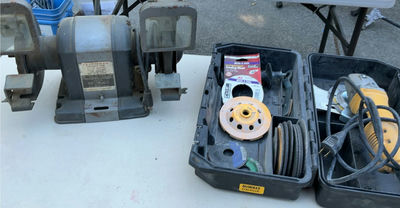 Dewalt Angle Grinder, Craftsman Bench Grinder - Image 1 of 6