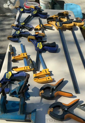 Assorted Bar Clamps and Bench Vises - Image 1 of 5