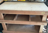 Rolling Wood Work Bench - thumbnail 1 of 4