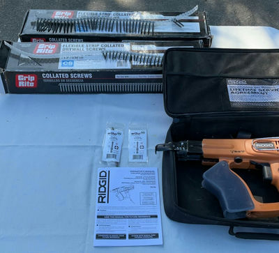 Ridgid Collated Screwdriver And Screws - Image 1 of 9